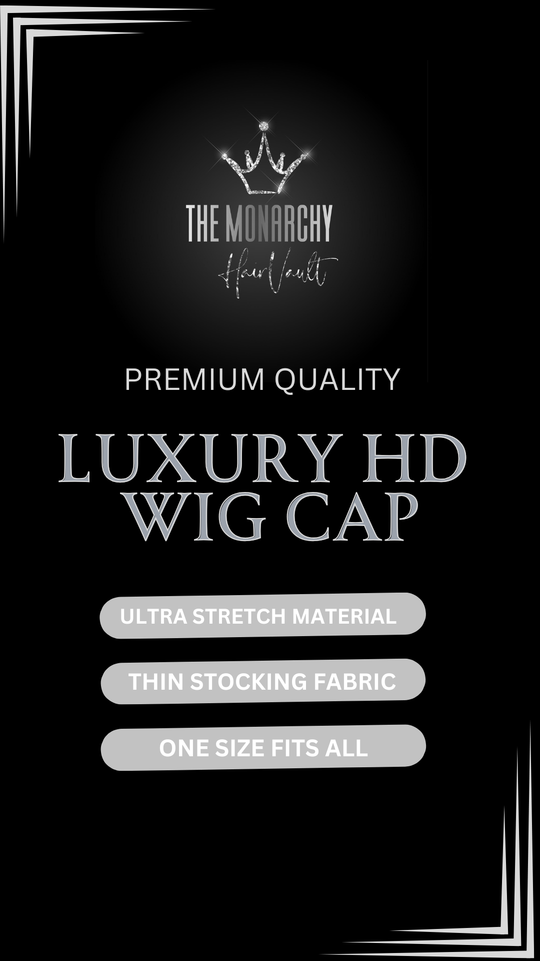 Luxury HD Wig Cap (two pieces)